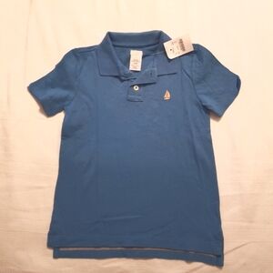 Crewcuts boys size 4-5 light blue polo shirt size New